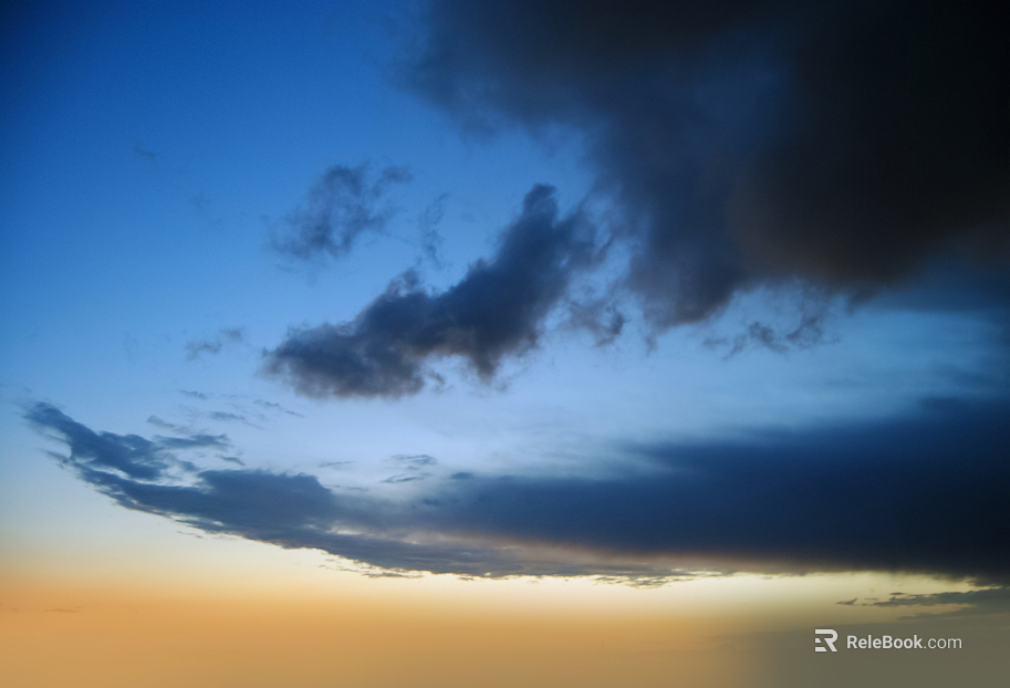 Sky in the evening texture