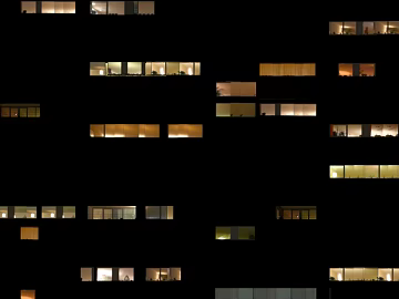 Night view Building windows Indoor lights texture (ID:ffaeh025996)