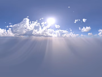 Cloudy Blue Sky Daytime Landscape HDR Map texture (ID:ffach030456)