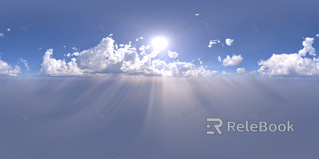 Sunrise Sunset Cloudy Blue Sky Landscape Landscape HDR texture