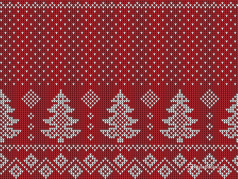 Knitted wool print pattern texture