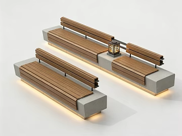 Light Log Color Outdoor Bench texture (ID:ffaeh145841)