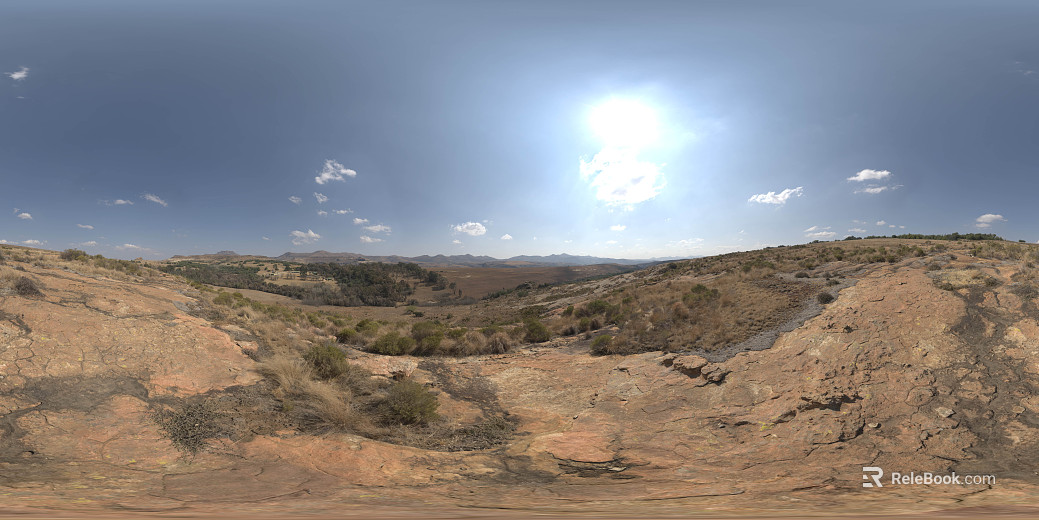 Outdoor Wilderness Daytime Sunny Day HDR texture