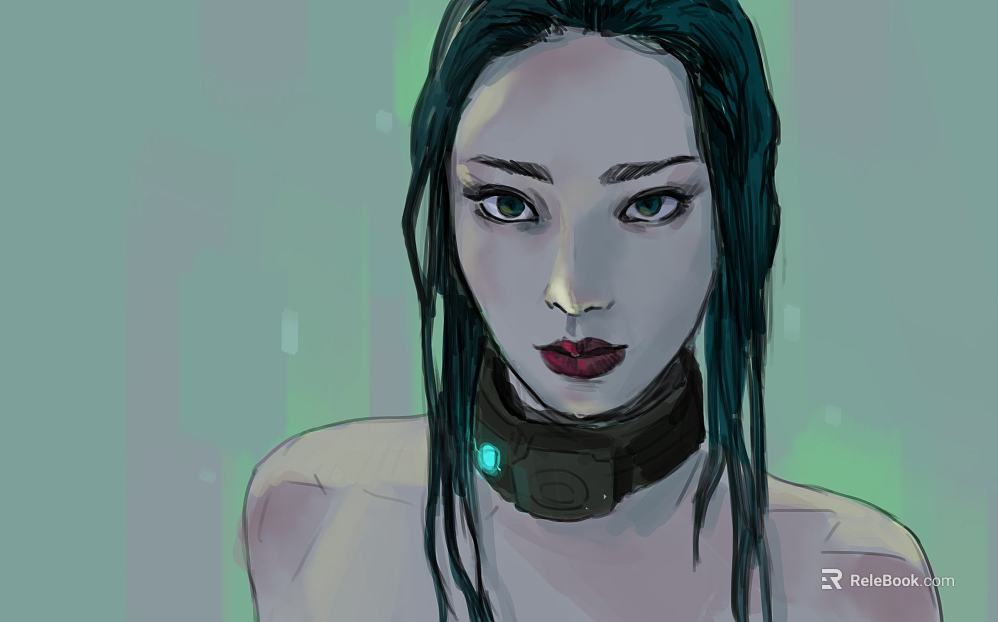 figure painting texture