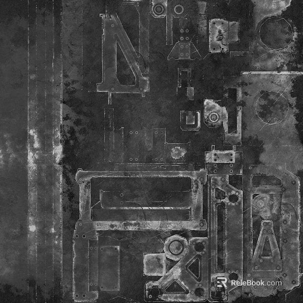 Industrial-style dark gray distressed metal panel texture