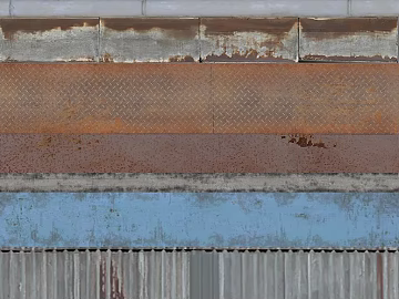 Do the old metal plate industrial wind wall texture (ID:ffaeh645846)
