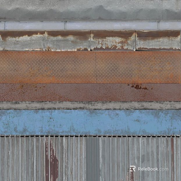 Do the old metal plate industrial wind wall texture