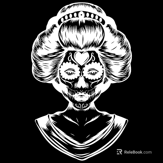 Tattoo black and white mask pattern texture pattern graphics texture