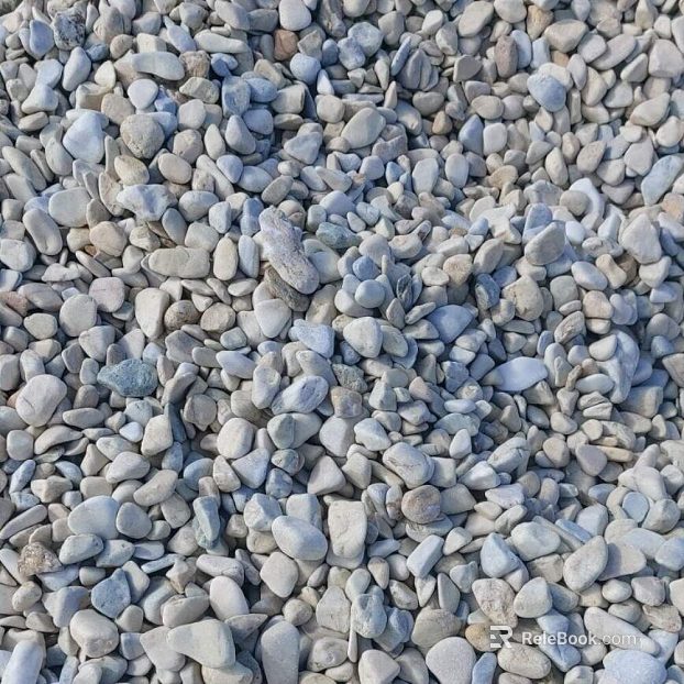 Colored cobblestone ground texture