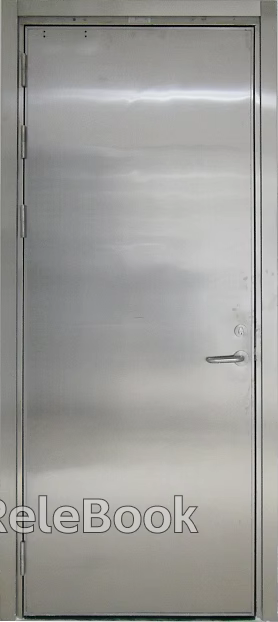 Metal door texture