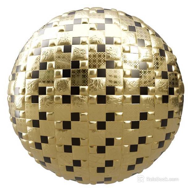 Metal Mosaic PBR texture