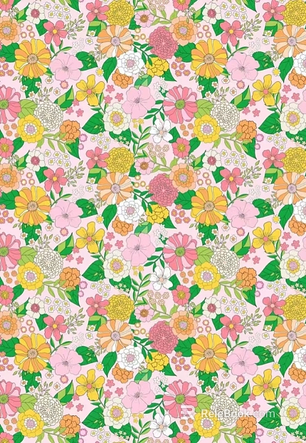 Floral Flower Wallpaper Wall Cloth Pattern Wallpaper Plant Flower Bird Wallpaper Flower Cloth Pattern texture