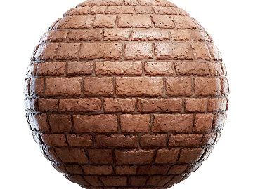 Brick wall PBR texture (ID:ffach662714)