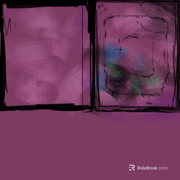 Fuchsia abstract decorative painting texture