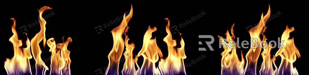 Flame texture texture