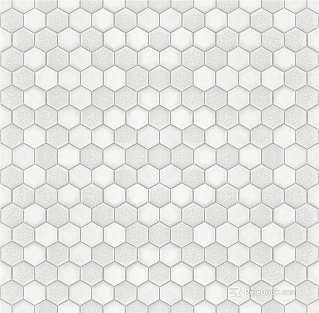 Hexagonal Brick Solid Color Hexagonal Brick texture