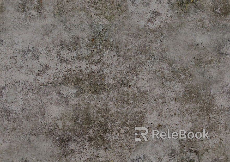 The image depicts a close-up of a rough, gray cement surface with various shades and textures, showcasing the material's raw, urban aesthetic.