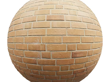 Brick wall PBR texture (ID:ffach215981)