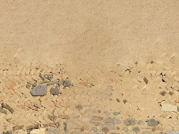 earthy yellow marl village exterior wall texture (ID:ffaeh674439)