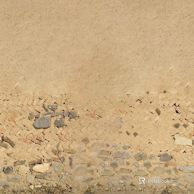 earthy yellow marl village exterior wall texture