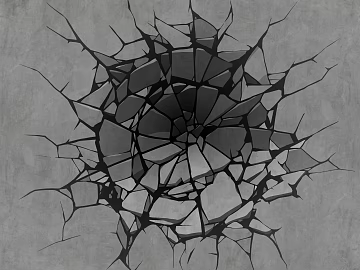 Grey broken glass decorative pattern texture (ID:ffaeh010929)