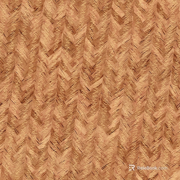 Warm brown woven wood veneer background wall texture