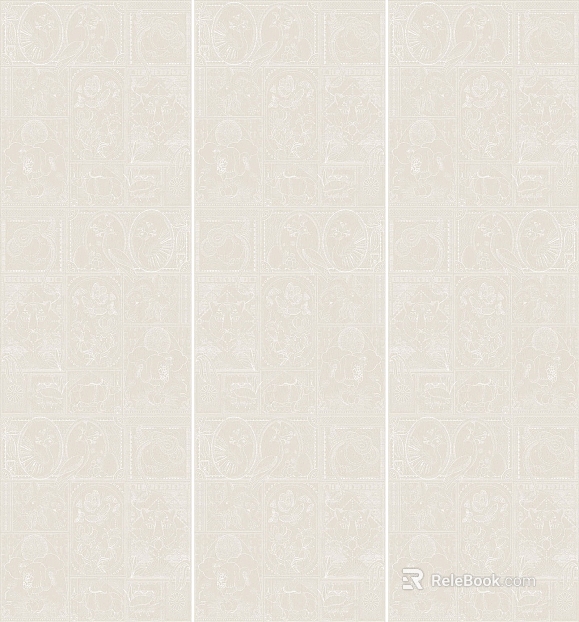 Animal Allen Rich Pattern Milk White Wall Panel Rock Panel texture