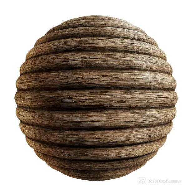 Log PBR texture