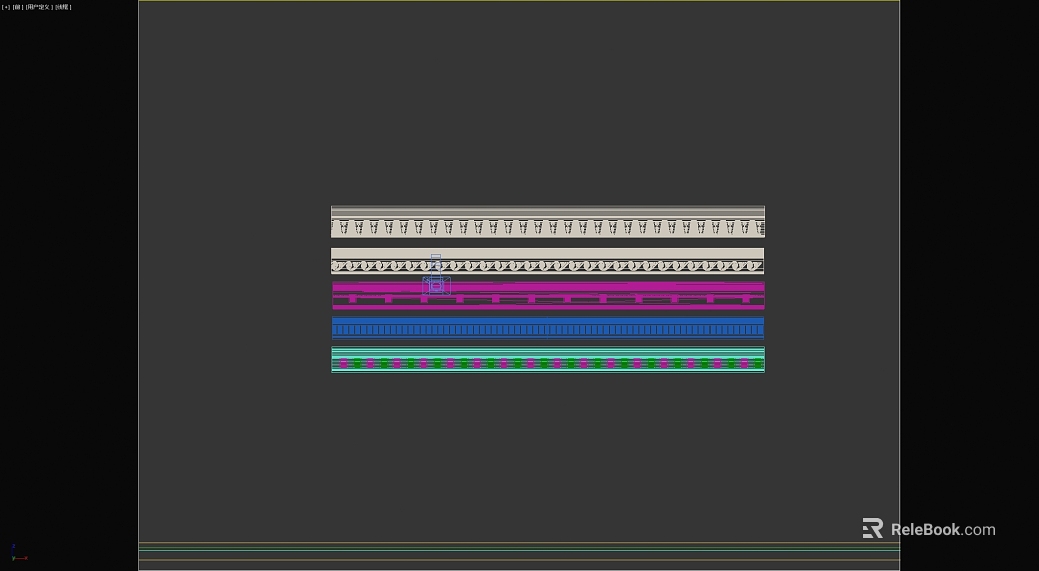 Multicolor European-style carved wall line Waist line texture