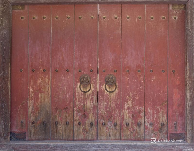 Wooden door texture