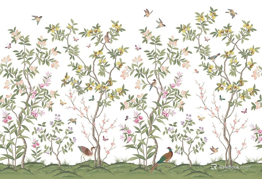 animal and plant pattern texture