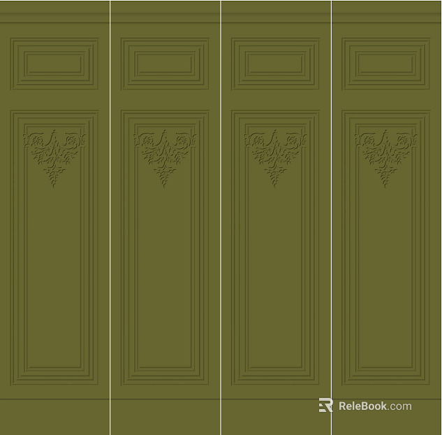 Emerald green antique pattern brick texture