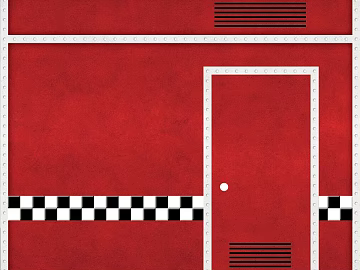Industrial-style red iron hatch texture (ID:ffaeh019576)