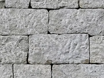 Light gray rubble exterior wall tiles 3d model