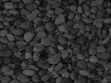 Dark gray pebbles, courtyard paving texture (ID:ffaeh711836)