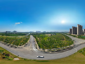 HDR City Eco Park Panorama texture (ID:ffach785803)