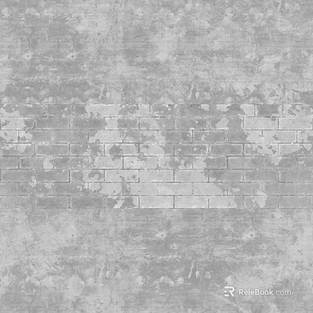 Gray mottled brick wall indoor and outdoor wall texture