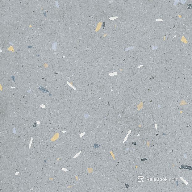 Grey terrazzo living room floor texture