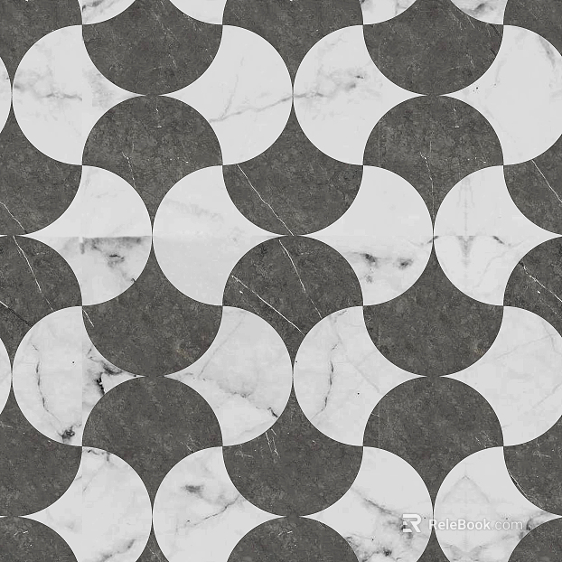 Modern French Stone Parquet Black and White Stone Parquet Marble Parquet Tile Ground Stone Parquet texture