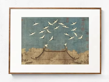 Chinese-style Ruihe Picture Living Room Decorative Painting texture (ID:ffaeh108866)