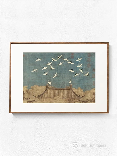 Chinese-style Ruihe Picture Living Room Decorative Painting texture