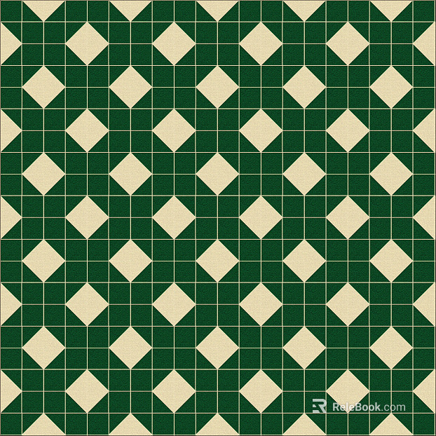 Floral tile texture