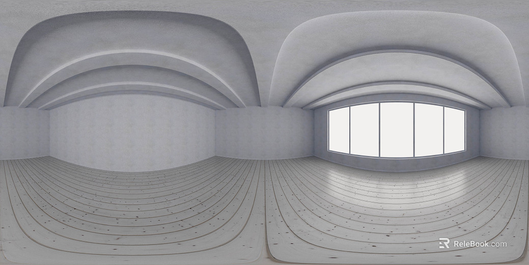 Indoor light scene wood floor white light source HDR texture