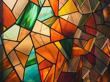 Stained Glass Art Glass Ice Crack Glass texture (ID:ffach168073)