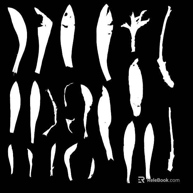 Black and white dead branch brush material texture