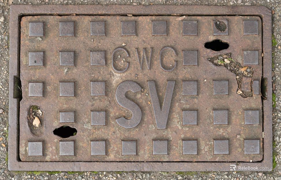manhole cover texture