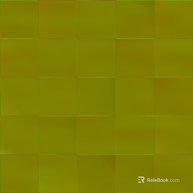 Yellow-green ceramic mosaic for kitchen and bathroom walls texture