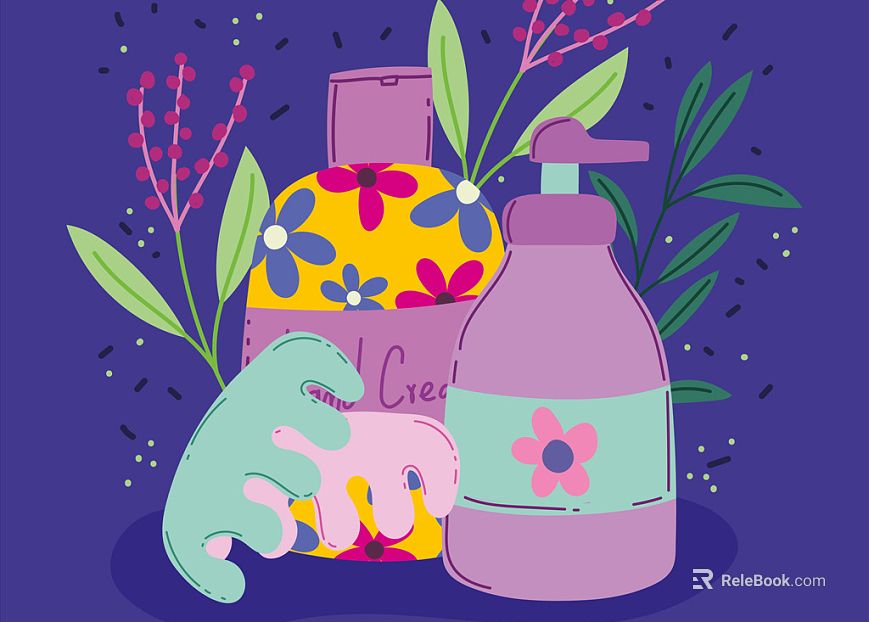 cartoon painting texture
