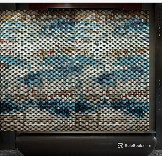 three-dimensional physical painting texture