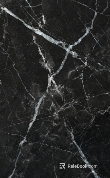 Platinum gray reticulated black marble texture